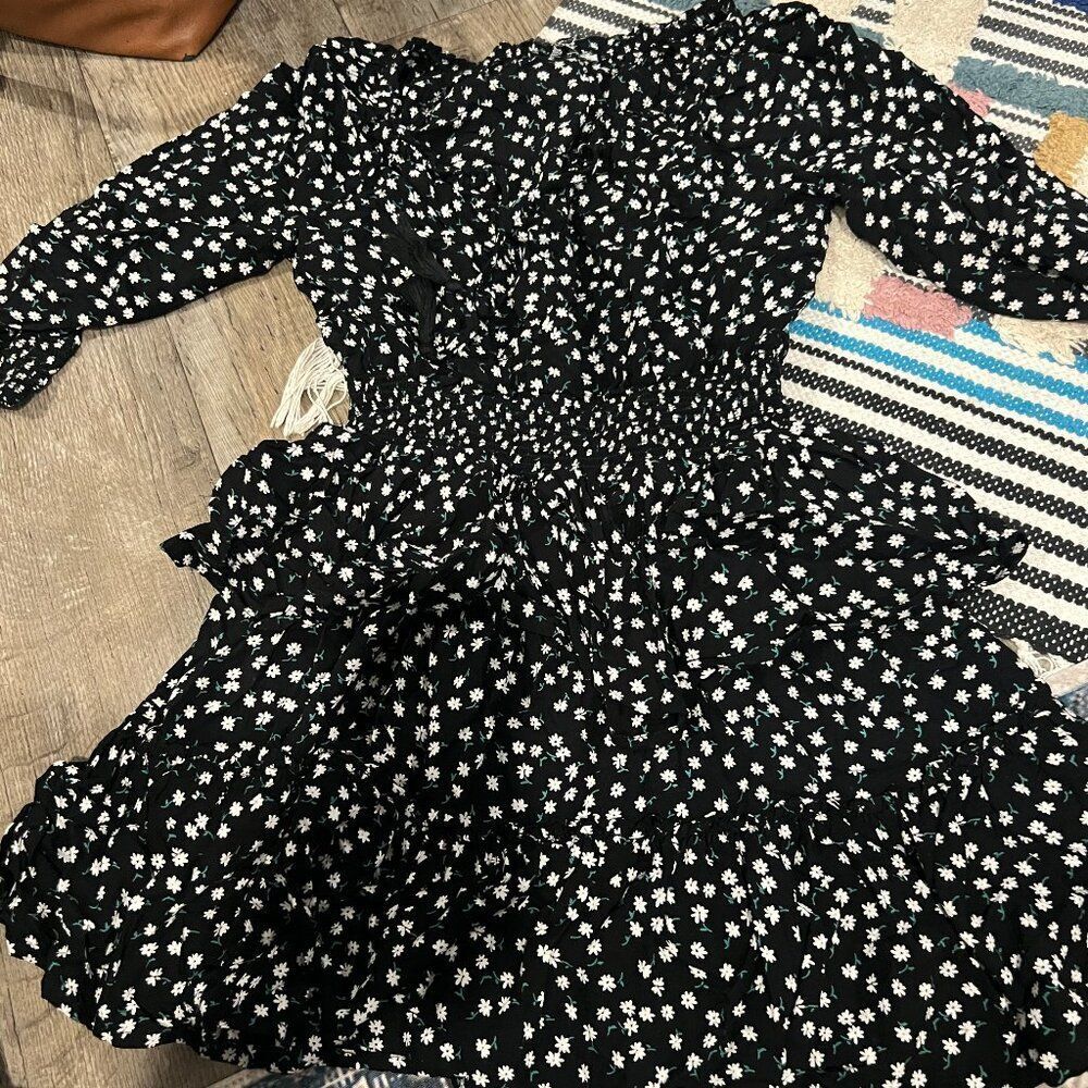 Patrons of‎ Peace small black floral dress